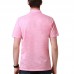 Men's Pure Mercerized Cotton Short-Sleeved Golf Shirt Summer Comfort Slim Fit Pocket Tops