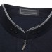 Men's Cotton Button Slim Collar Golf Shirt Casual Business Casual Short Sleeved Tops