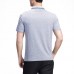 Mens Geometric Printing Wash and Wear Casual Golf Shirt Short Sleeve Loose Work Casual Tee Tops