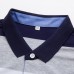 Summer Men's Fashion Stripe Design Comfort Cotton Golf Shirt Casual Short-sleeved Tops Tees