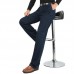 Spring Summer Thin Business Casual Straight Leg Elastic Long Jeans for Men