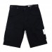 Men's Loose Breathable Cotton Cargo Shorts Summer Solid Color Mutic Pocket Shorts