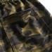 Men's Outdoor Camouflage Knee Length Casual Shorts Summer Drawstring Elastic Waist Breathable Shorts