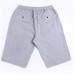 Men's Breathable Quick-drying Knee-length Shorts Elastic Waist Solid Color Casual Shorts