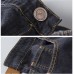 Mens Summer Plus Size Elastic Embroidery Denim Shorts Casual Mid Rise Jeans