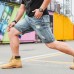 Summer Plus Size Retro Nostalgic Fashion Ripped Holed Short Jeans for Men