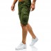 Summer Mens Big Size Loose Multi Pockets Leisure Shorts Mid Rise Cotton Calf Length Cargo Pants