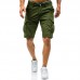 Summer Mens Big Size Loose Multi Pockets Leisure Shorts Mid Rise Cotton Calf Length Cargo Pants