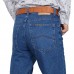 Mens High Rise Cotton Business Casual Straight Leg Loose Classic Jeans Denim Pants