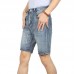 Mens Vintage Holes Summer Fashion Denim Shorts Casual Jeans