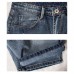 Mens Vintage Holes Summer Fashion Denim Shorts Casual Jeans