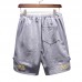 Men's Leisure Elastic Waistline Drawstring Shorts Summer Loose Solid Color Shorts