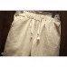 Men's Leisure Elastic Waistline Drawstring Shorts Summer Loose Solid Color Shorts