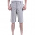 Summer Thin Middle-aged Men's Shorts Elastic Waist Breathable Loose Cotton Linen Shorts