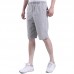 Summer Thin Middle-aged Men's Shorts Elastic Waist Breathable Loose Cotton Linen Shorts