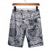 Men's Large Size Casual Loose Floral Printted Knee-Length Shorts