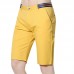 Summer Cotton Leisure Knee-length Shorts Breathable Pure Color Outdoor Cargo Pants for Men