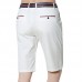 Summer Cotton Leisure Knee-length Shorts Breathable Pure Color Outdoor Cargo Pants for Men