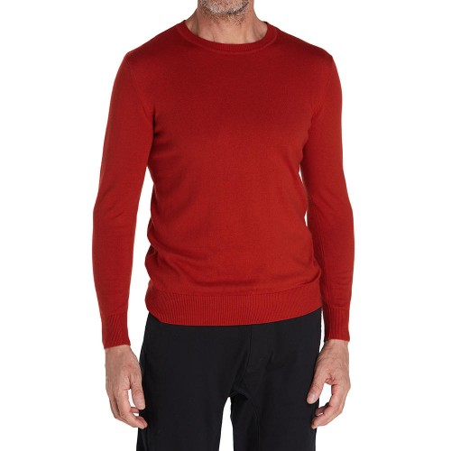 Men's Warm Knitted Solid Color Slim Pullovers Casual O-neck Long Sleeve Sweaters