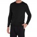 Men's Warm Knitted Solid Color Slim Pullovers Casual O-neck Long Sleeve Sweaters