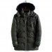 Winter Thick Warm Windproof Removable Furry Hood Outwear Jacket Parka for Men