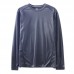 Men's Casual Round Collar Stretch Quick-drying Long Sleeved T-Shirts