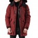 Winter Thick Warm Removable Fluffy Hood Windproof Mens Outdoor Parka Padded Jacket