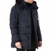 Mens Winter Plus Thick Warm Detachable Fluffy Hood Windproof Outdoor Parka Padded Jacket