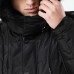 Mens Winter Plus Thick Warm Detachable Fluffy Hood Windproof Outdoor Parka Padded Jacket