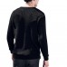 Mens Casual Stylish Holes Pullovers Autumn Round Neck Quality Knit Sweaters