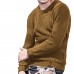 Mens Casual Stylish Holes Pullovers Autumn Round Neck Quality Knit Sweaters