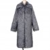 Mens Winter Warm Faux Fur Coat Turn down Collar Mid-long Casual Jacket