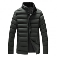 Mens Thick Warm Outdoor Light Padded Jacket Insulated Coat