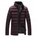 Mens Thick Warm Outdoor Light Padded Jacket Insulated Coat