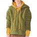 Men's Warm Fleece Half Zipper Pullovers Autumn Winter Solid Color Long Sleeve Sweaters