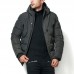 Mens Winter Outdoor Thick Warm Hooded Padded Jacket