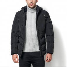 Detachable Hood Winter Thick Warm Padded Jacket for Men