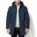 Mens Plus Size Thickened Warm Hooded Mid Long Winter Padded Jacket Parka