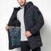 Mens Plus Size Thickened Warm Hooded Mid Long Winter Padded Jacket Parka