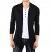 Mens Casual Breathable Knitted Stitching Cotton Cardigans