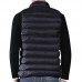 Mens Winter Lightweight Thin Sleeveless Jacket Zipper Solid Color Warm Vest