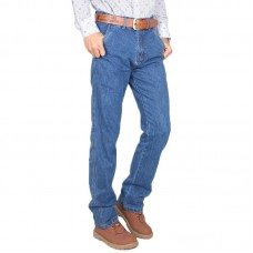 Mens High Rise Straight Leg Cotton Classic Big Size Jeans Denim Pants