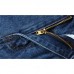 Mens High Rise Straight Leg Cotton Classic Big Size Jeans Denim Pants