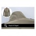 Mens Water Repellent Windproof Stand Collar Jacket Solid Color Trench Coat