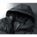 Mens Winter Mid Long Hooded Padded Jacket Parka