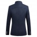 Mens Stand Collar Casual Slim Gentleman British Style Jacket Coats