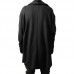 Mens Essential Casual Oversized Stitching Solid Color Long Turn Down Collar Sweatshirts Cardigans