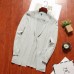 Mens Casual Soft Mid Length Loose Cotton Shawl Collar Long Sleeve Cardigans