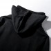 Mens Fashion Mid Long Cotton Solid Color Zipper Casual Hoodie Coat Cardigans