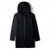 Mens Fashion Mid Long Cotton Solid Color Zipper Casual Hoodie Coat Cardigans